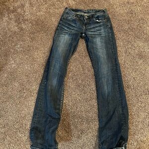 Cowgirl Tuff Dark Blue Boot Cut Jeans